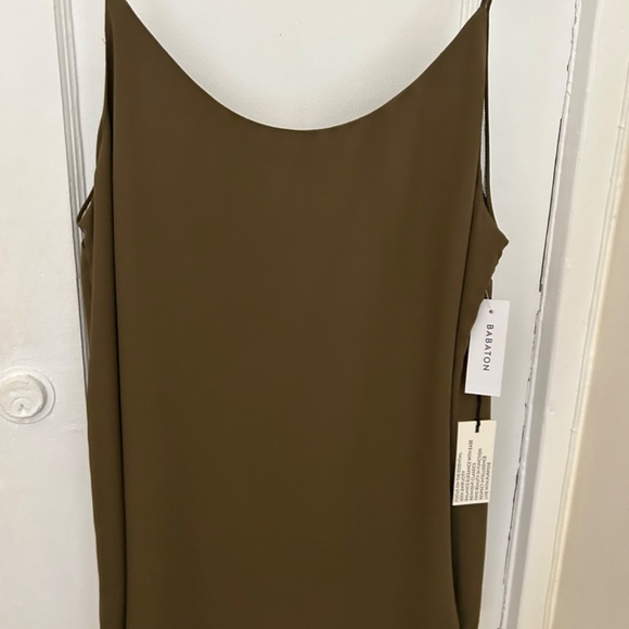 NWT Aritzia Babaton Galen Olive Green Camisole - Picture 4 of 5